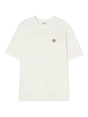 BURBERRY: t-shirts - Cotton T-Shirt With Logo