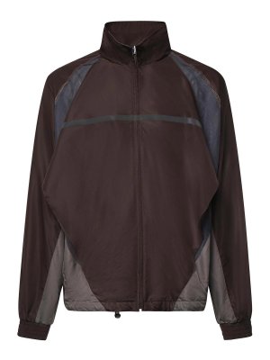 Maison Margiela: Turtlenecks & Polo necks - Sporty Jacket With Contrasting Panels