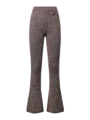 SPORTMAX: casual trousers - Wool Blend Flared Trousers