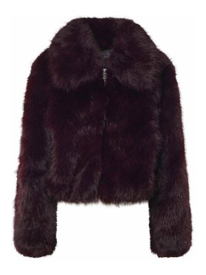 THE FRANKIE SHOP: Fourrure - Manteau En Fourrure - Violet