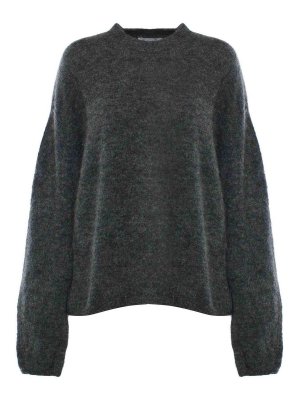 THE FRANKIE SHOP: crew necks - Wool Blend Sweater