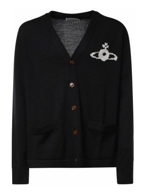 VIVIENNE WESTWOOD: Cardigans - Cardigan - Schwarz