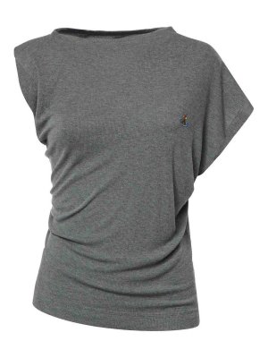 VIVIENNE WESTWOOD: Tops y camisetas sin mangas - Top - Gris