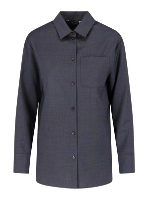 S MAX MARA: Camisas - Camisa - Negro