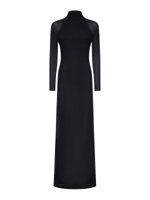 Alaïa: Turtlenecks & Polo necks - Body-Conscious Jersey Dress
