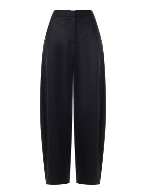 Alaïa: casual trousers - Round Wool Trousers