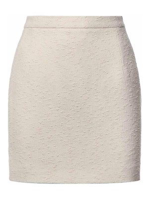 ALESSANDRA RICH: Mini jupes - Mini Jupe - Blanc