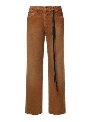 ANN DEMEULEMEESTER: Schlagjeans - Schlagjeans - Camel