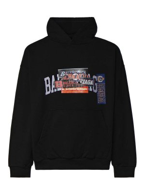 BALENCIAGA: スウェット＆セーター - スウェットシャツ/セーター - 黒
