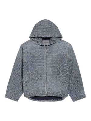 BALENCIAGA: デニムジャケット - デニムジャケット - ダークブルー