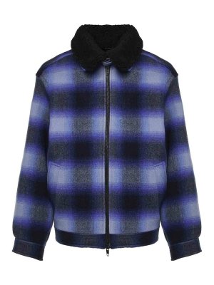 BALENCIAGA: Bomberjacken - Bomberjacke - Blau