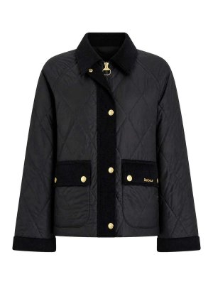 BARBOUR: ダウン・ハイテクジャケット - ダウンジャケット - 黒