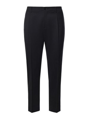 BEABLE: casual trousers - New Riccardo Wool Blend Trousers