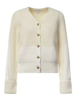 BOTTEGA VENETA: cardigans - Cashmere And Wool Blend Cardigan