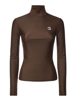 COPERNI: crew necks - Jersey Turtleneck Sweater With Logo