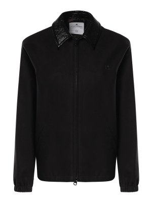 Courreges: Bomberjacken - Bomberjacke - Schwarz