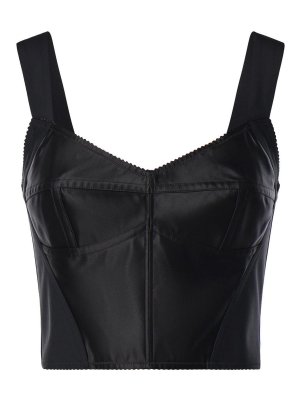 DOLCE & GABBANA: Top e canotte - Top a bustier