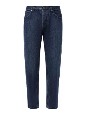 DONDUP: Jeans à jambe droite - Jean Droit - Bleu