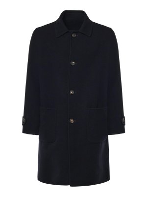 ELEVENTY: knee length coats - Reversible Single-Breasted Coat