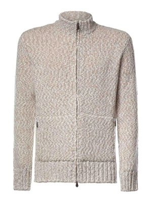 ELEVENTY: crew necks - Full-Zip Wool And Cashmere Sweater