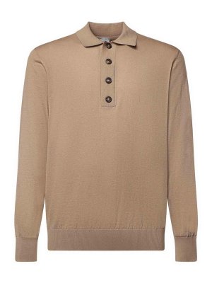 ELEVENTY: Polos  - Polo - Camel