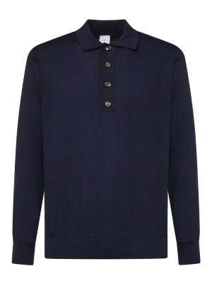 ELEVENTY: polo shirts - Cotton And Cashmere Blend Polo Shirt