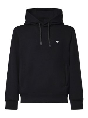 EMPORIO ARMANI: Sweatshirts & Sweaters - Logo Cotton-Blend Sweatshirt