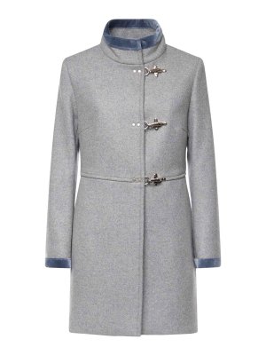 FAY: Abrigos semilargos - Abrigo Midi - Gris