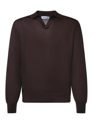 GIULIANO GALIANO: Poloshirts - Poloshirt - Braun