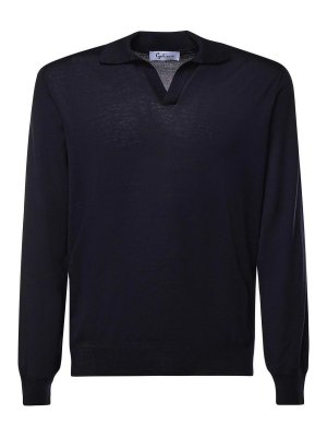 GIULIANO GALIANO: polo - Maglione polo in lana