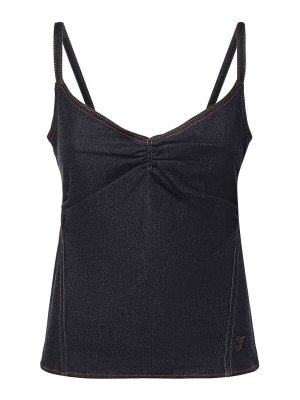 JACQUEMUS: Top e canotte - Top in denim Pina De Nmes