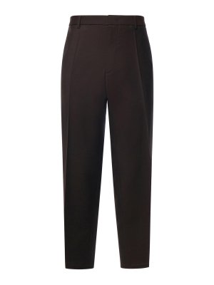 JIL SANDER: casual trousers - Wool Canvas Trousers