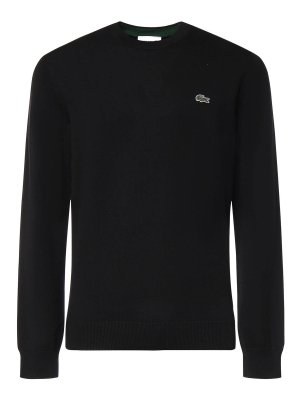 LACOSTE: クルーネック - クルーネック - 黒