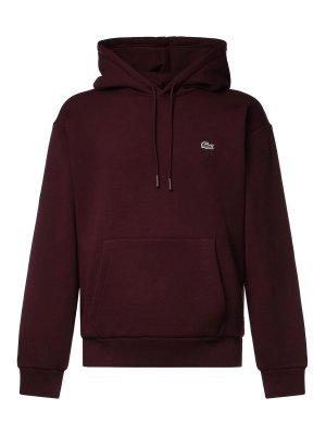 LACOSTE: Felpe e maglie - Felpa con cappuccio in misto cotone