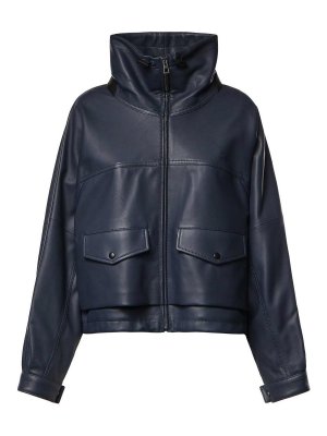 LOEWE: Ledermäntel - Ledermantel - Blau