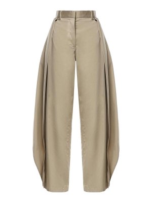 LOEWE: casual trousers - Cotton And Silk Trousers