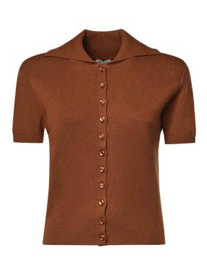 MAGDA BUTRYM: Cardigans - Cardigan - Marron