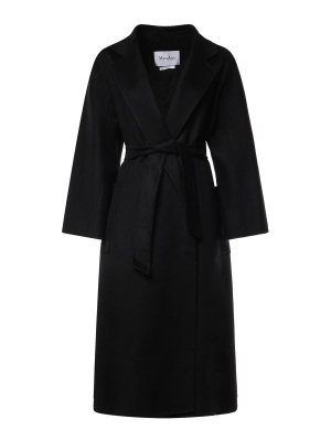 Max Mara: Abrigos semilargos - Abrigo Midi - Negro