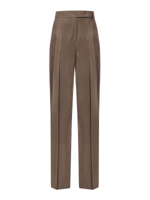 Max Mara: カジュアルトラウザー - カジュアルパンツ - ベージュ