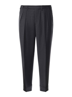 MICHAEL COAL: casual trousers - Tk America Wool-Blend Trousers