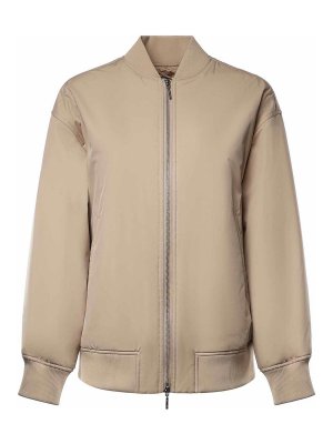 MM6 MAISON MARGIELA: ボンバージャケット - ボンバージャケット - ベージュ
