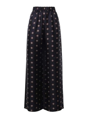 MM6 MAISON MARGIELA: カジュアルトラウザー - カジュアルパンツ - ダークブルー