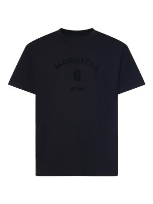 MM6 MAISON MARGIELA: t-shirts - Logo Cotton T-Shirt