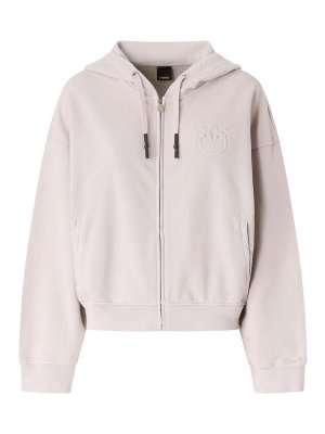 Pinko: Felpe e maglie - Felpa in cotone con cerniera
