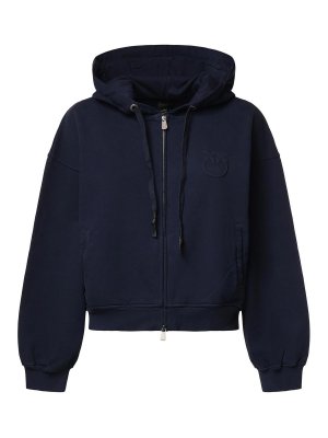 Pinko: Felpe e maglie - Felpa in cotone con cerniera