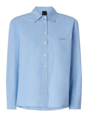 Pinko: camicie - Camicia in popeline dalla vestibilità ampia