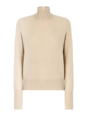 Pinko: crew necks - Wool And Cashmere Turtleneck Sweater