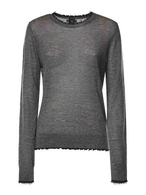Pinko: Pull col rond - Pull Col Rond - Gris