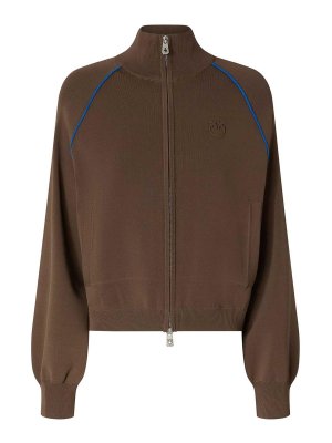 Pinko: Felpe e maglie - Felpa con zip in misto viscosa