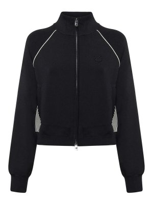 Pinko: Felpe e maglie - Felpa con zip in misto viscosa